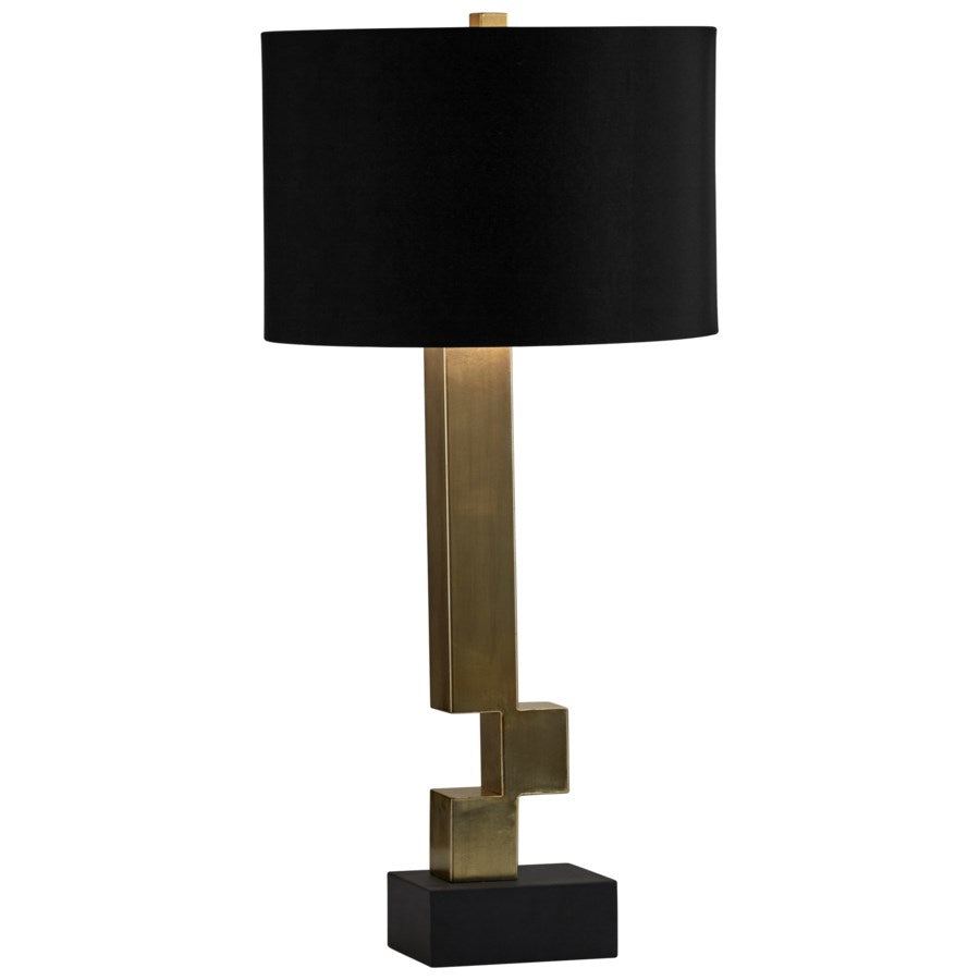 Cyan Design 10985 Rendezvous Table Lamp - Black and Gold Finish, Modern Home Decor for Living Room, Bedroom, or Office Lighting