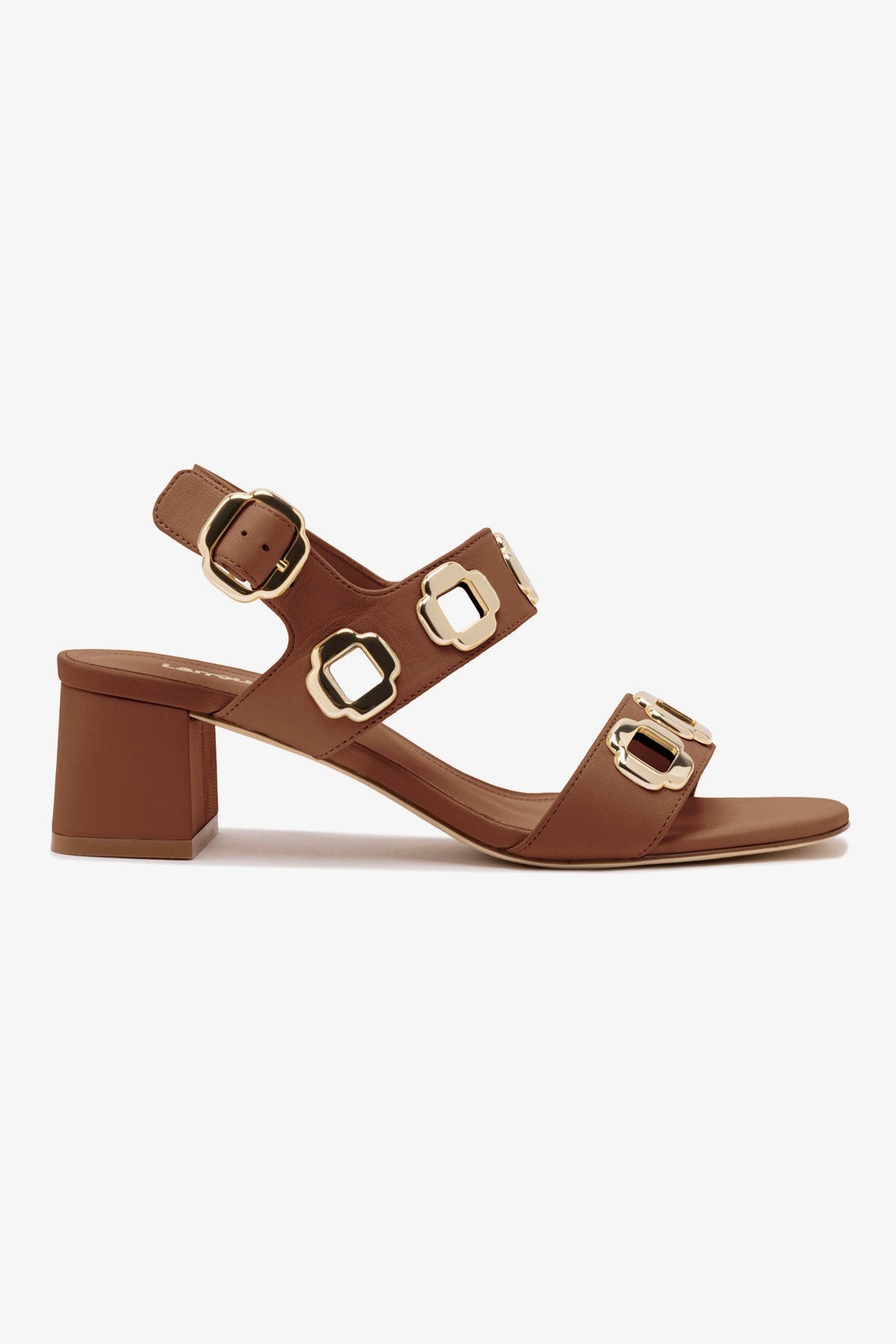 Milan Leather Sandals for Women - Comfortable Caramel Brown Strappy Sandals for Summer, Beach, and Casual Outings