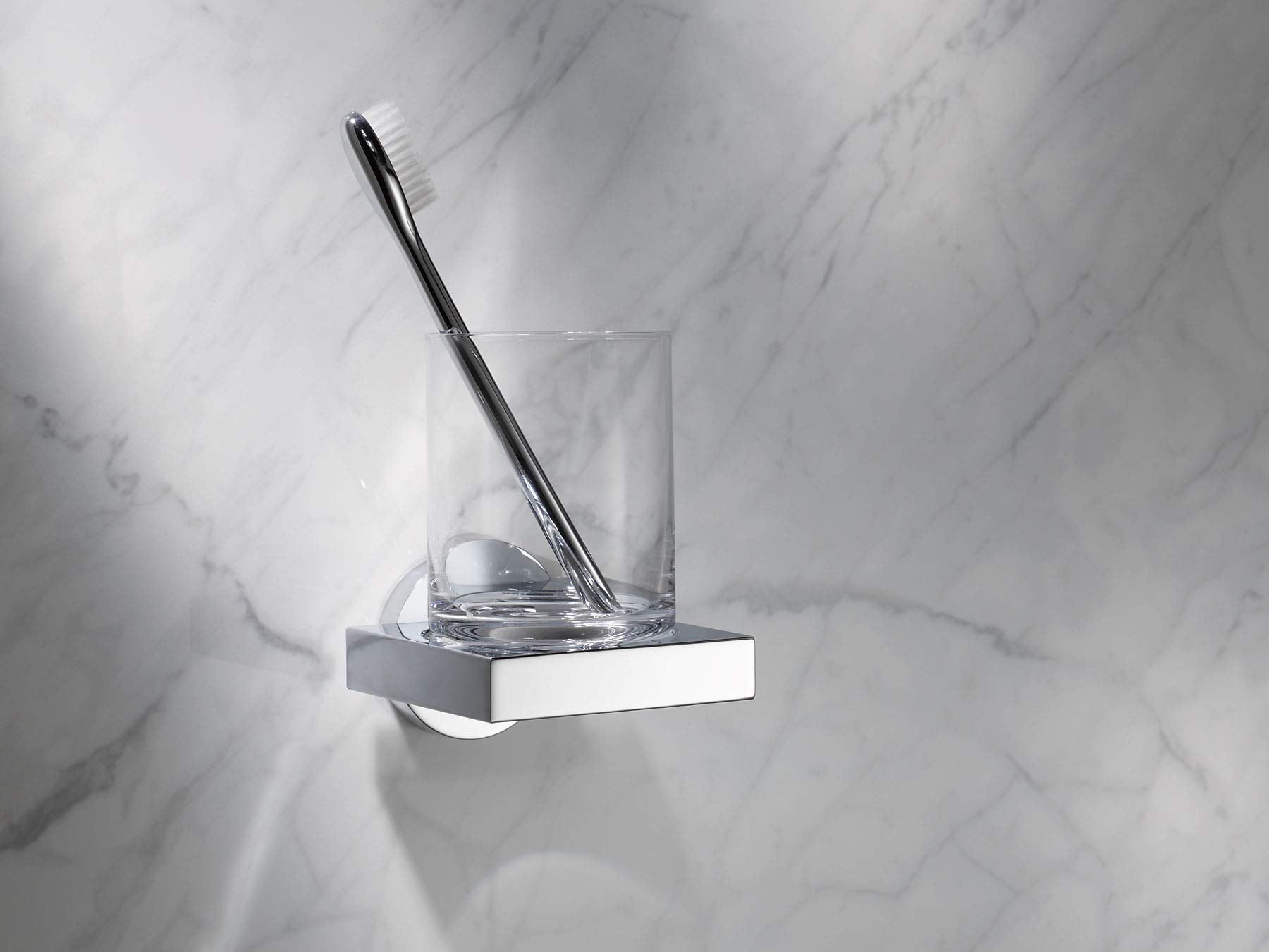 Keuco Edition 90 Tumbler Holder - Premium Polished Chrome Bathroom Accessory for Modern Homes & Luxury Hotels