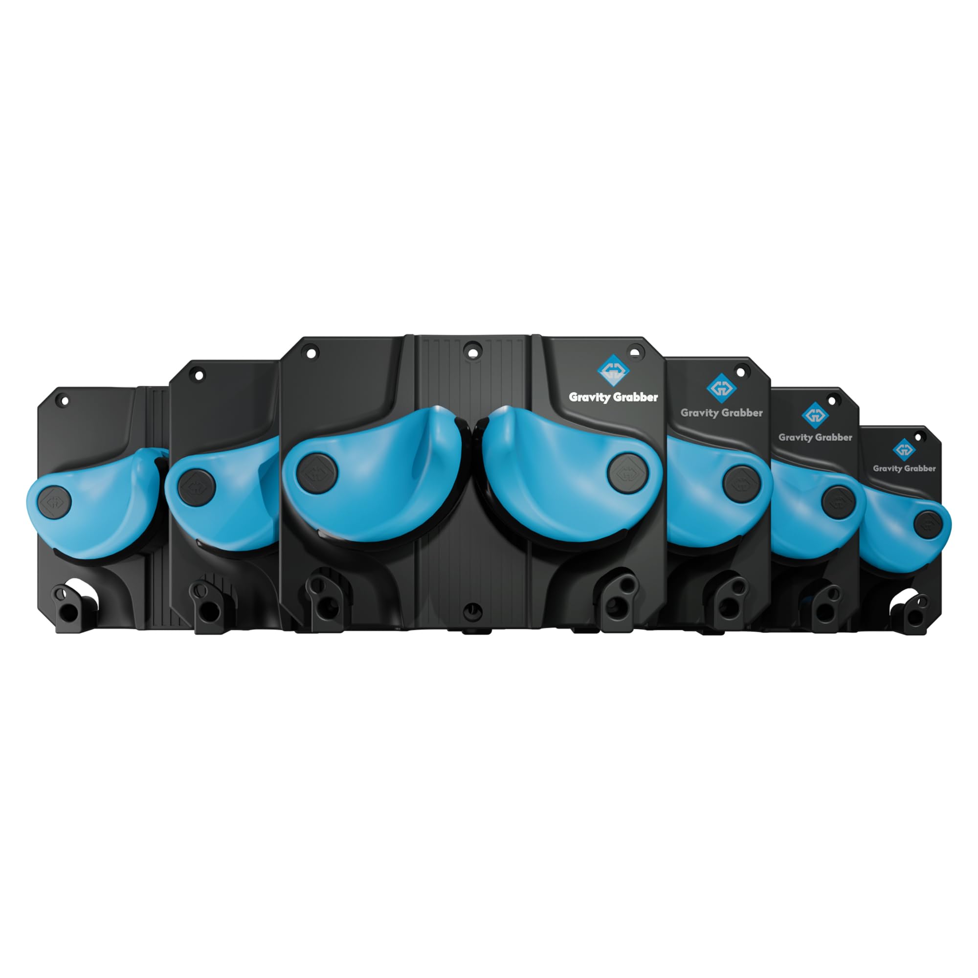 Premium Ski & Snowboard Wall Mount Storage Rack - Heavy Duty Non-Slip Design for All Ski & Board Sizes - Space Saving Garage Organization Solution - Perfect for Winter Sports Equipment Storage (6 Pack) - Ideal for Home, Cabin, and Resort Gear Organization
