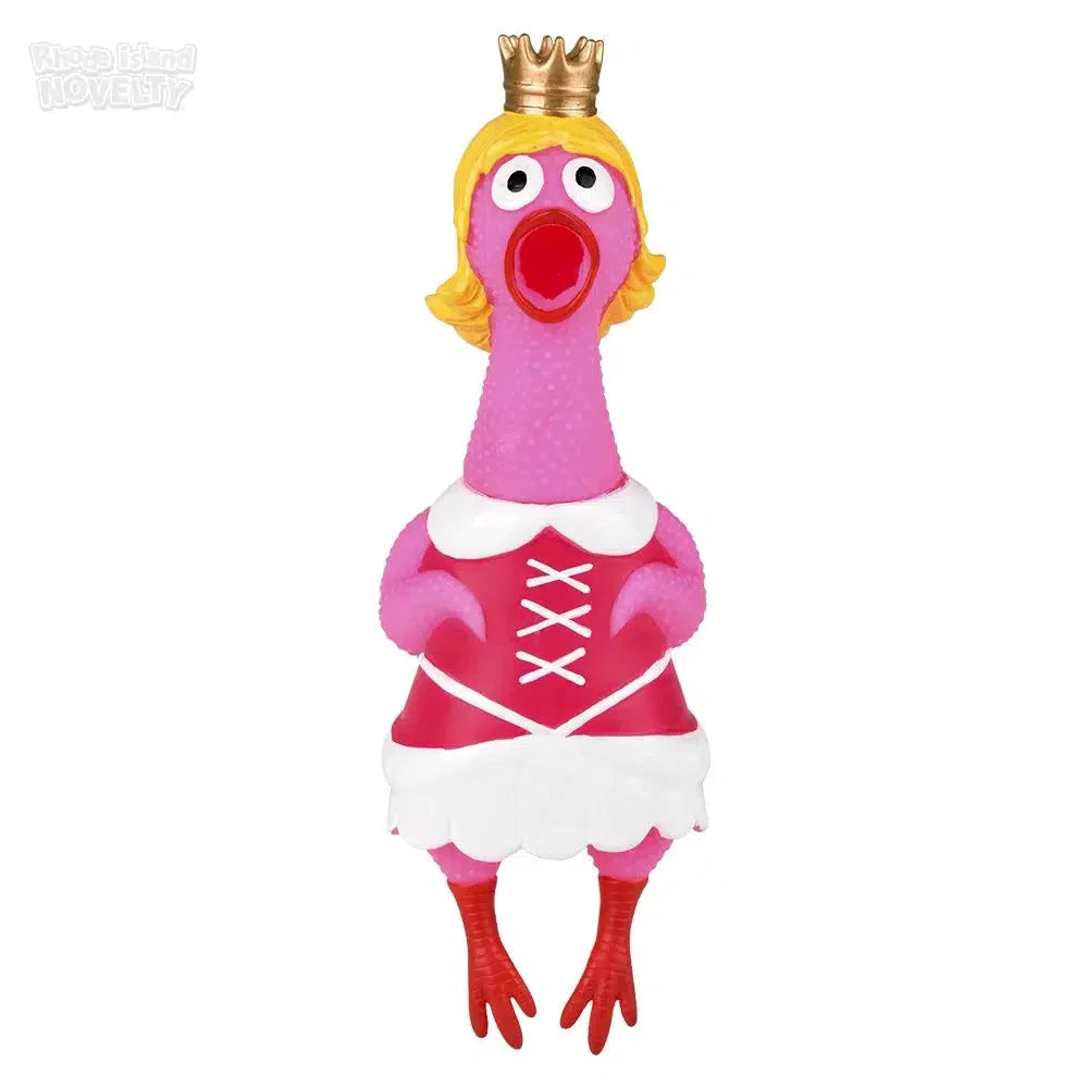 9.5 Inch Big Rubber Chicken Toy - Squeeze & Squeak Fun for Kids, Gag Gift for Pranks and Parties - Perfect for Jokes, Gifts, and Stress Relief