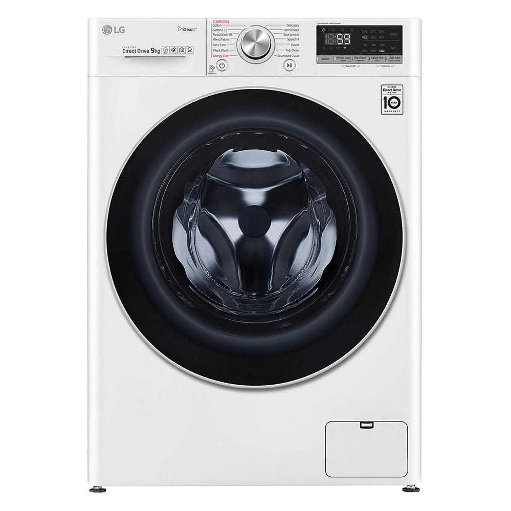 FV1409S3W 9KG Front Load Washing Machine - Energy Efficient, Quiet Operation for Apartments & Small Homes