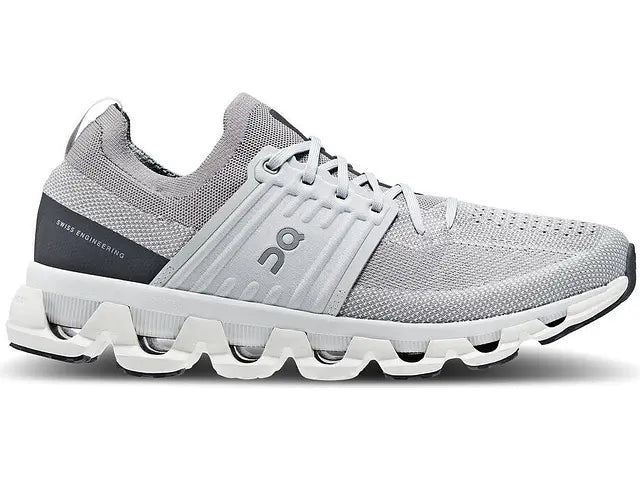 Men's On Cloudswift 3 Running Shoes - Alloy/Glacier Color, Size 8 D Medium - Lightweight & Cushioned for Road Running, Jogging & Gym Workouts