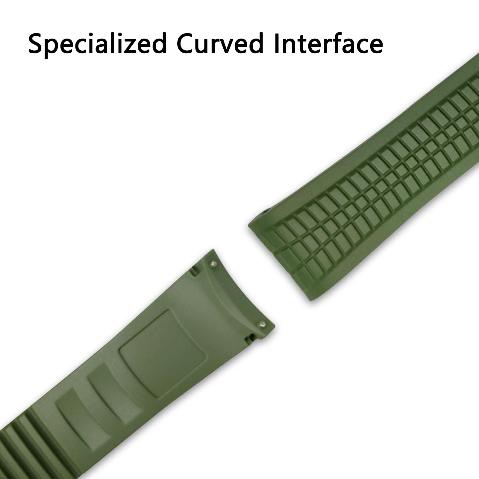 Patek Philippe Aquanaut 5167A 5164A Silicone Watch Band - Durable 21mm Rubber Strap for Sports & Diving