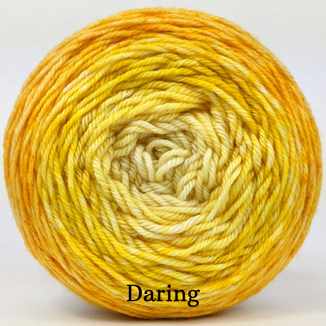 Knitcircus Yarns - All the Bacon and Eggs You Have Gradient Yarn - Ready to Ship - Perfect for Knitting, Crocheting & DIY Crafts