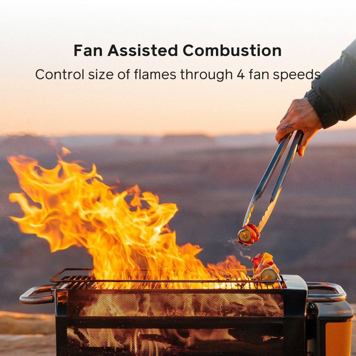 Fire Pit Essentials Kit - Complete Outdoor Fire Pit Accessories Set for Camping, Backyard & Patio - Includes Poker, Cover, Gloves & More