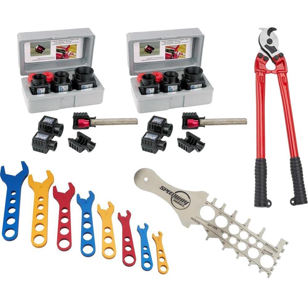 Premium Hose and Fitting Assembly Kit - Heavy Duty Hydraulic Connector Set for Industrial, Automotive & Home Plumbing Use