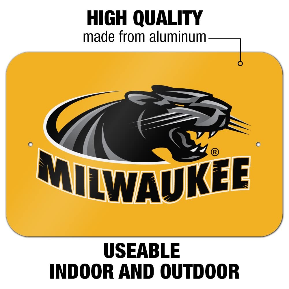 University of Wisconsin Milwaukee Official Logo Wall Decor - Premium College Sign for Home, Office & Business - Perfect for Alumni Gifts, Game Room & School Spirit Decorations