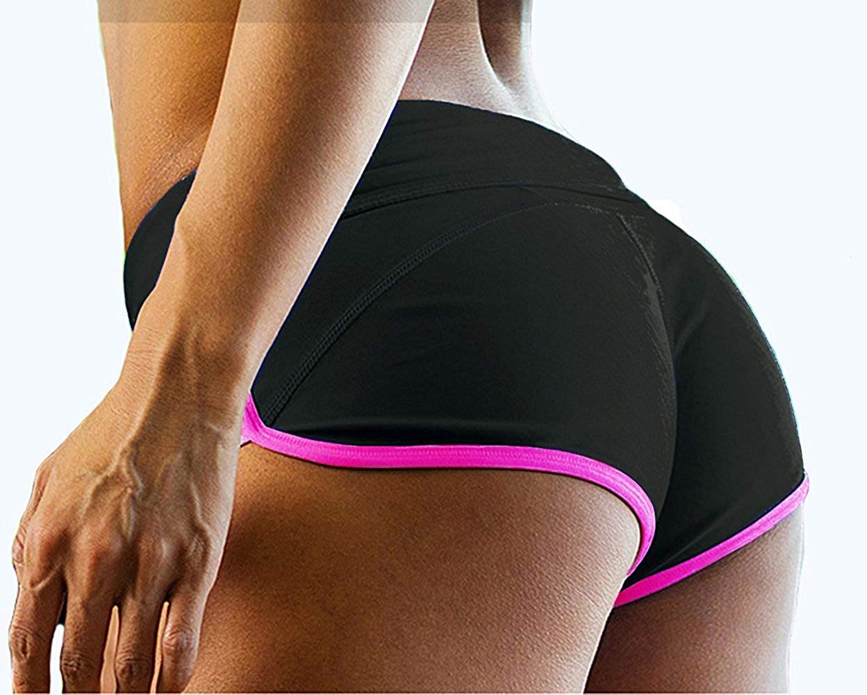 Women's High Waisted Workout Shorts - Yoga Running Gym Fitness Shorts for Women, Breathable & Stretchy Activewear for Training, Exercise & Lounge
