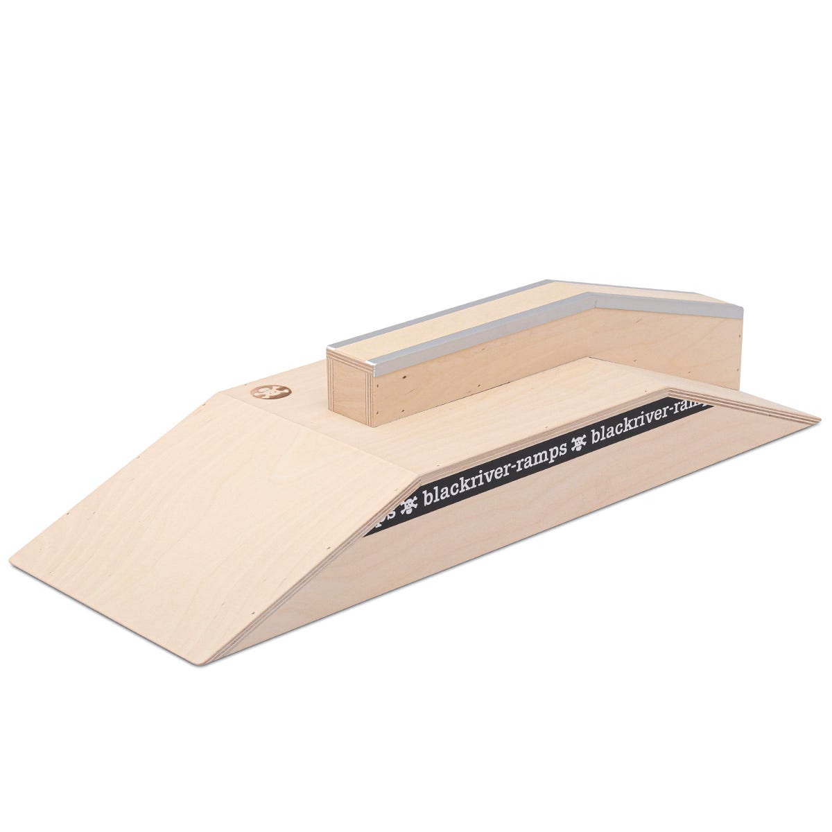 Blackriver Fingerboard Ramps & Funbox Ledge - Professional Finger Skateboard Obstacles for Tricks & Stunts | Perfect for Skateboard Training & Indoor Play