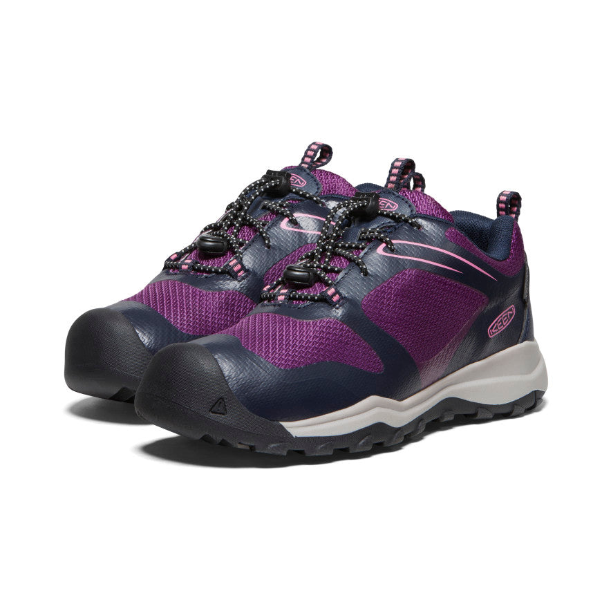 Big Kids' Wanduro Waterproof Hiking Shoes - Sky Captain/Charisma - Lightweight & Durable Outdoor Footwear for Boys & Girls - Perfect for Hiking, Camping & Adventure Activities