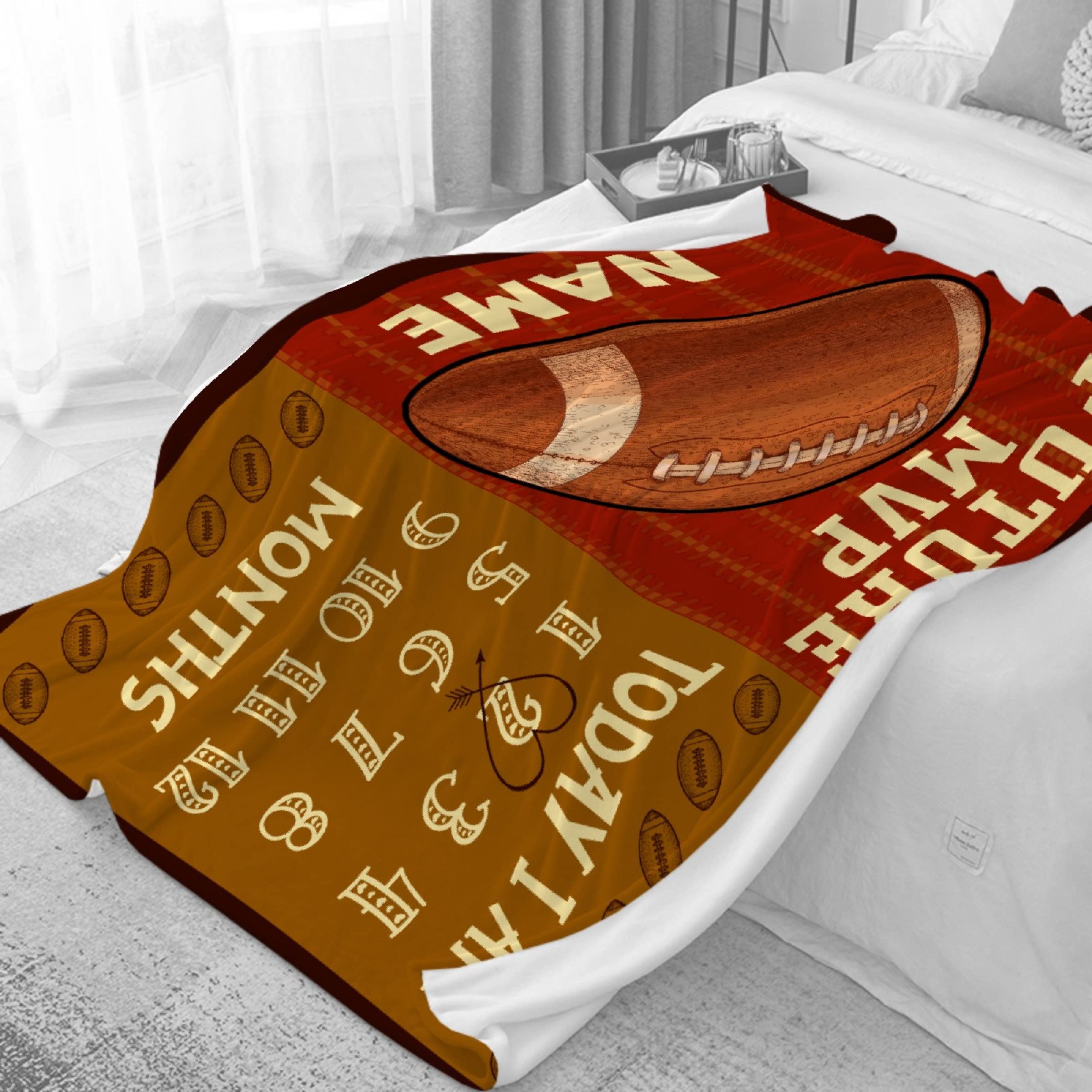 Personalized Baby Milestone Blanket with Name - 90