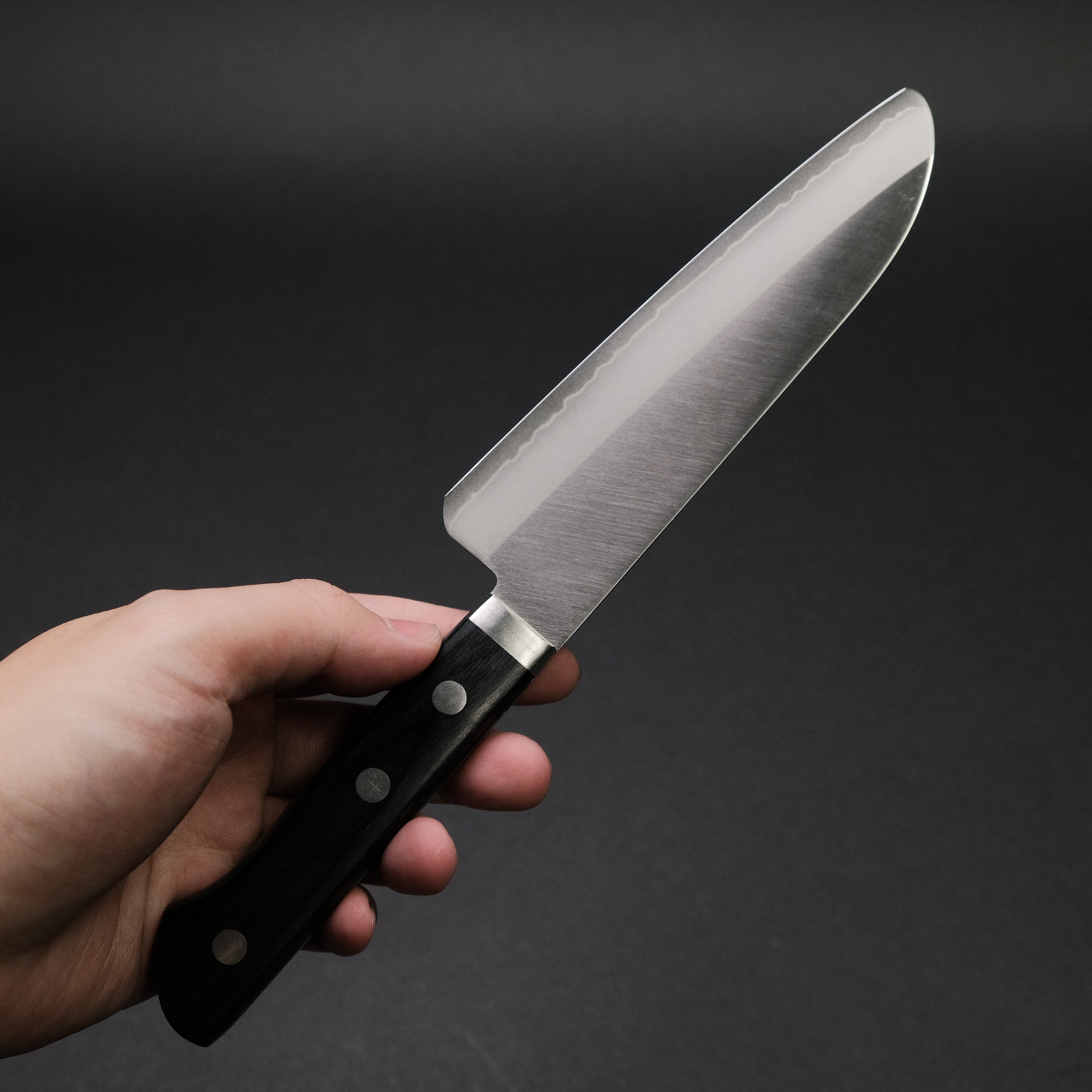 Hitohira Imojiya MZ VG 1 Kids Chef Knife 135mm with Pakka Wood Handle - Perfect for Children's Cooking Classes & Safe Kitchen Learning
