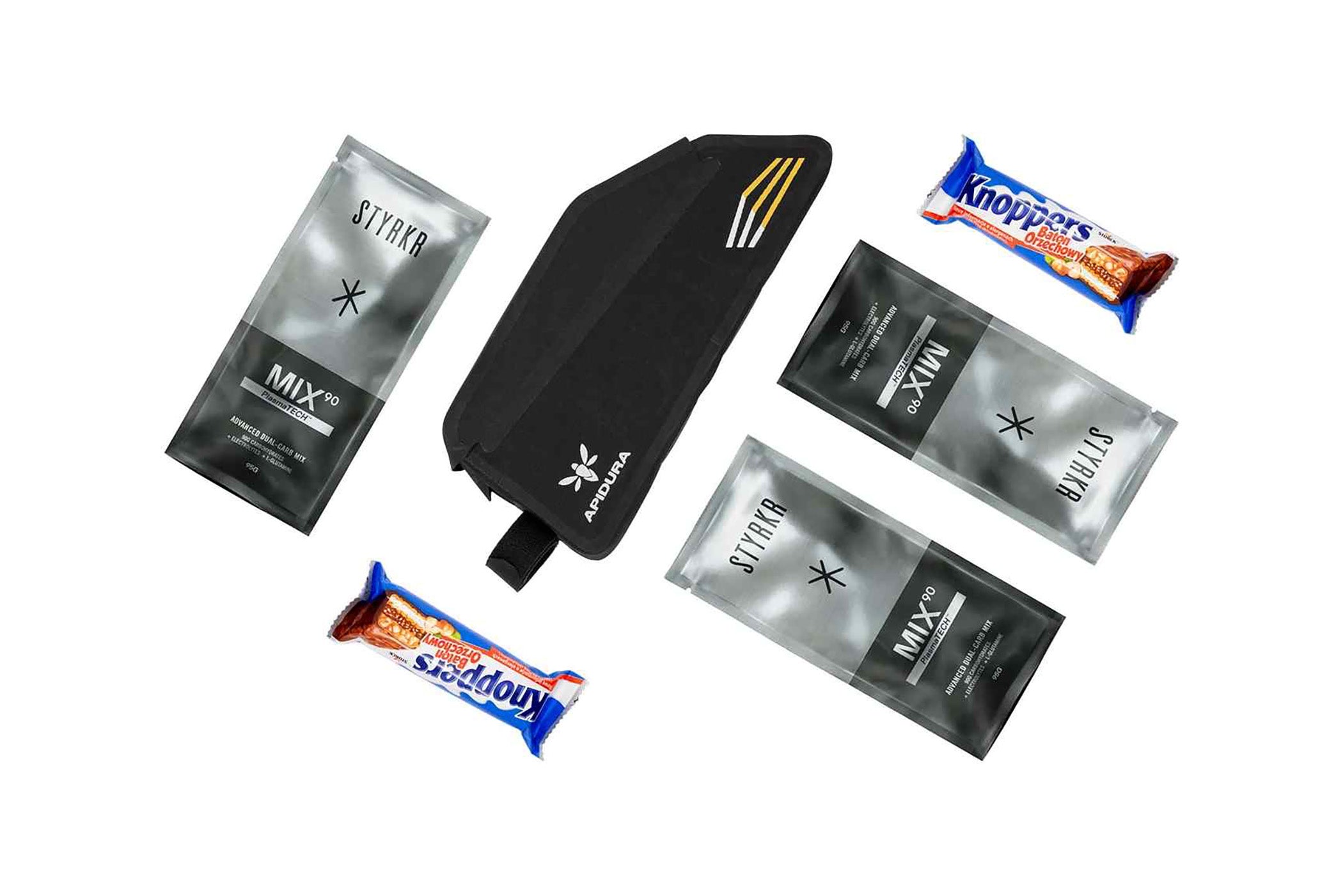 Apidura Racing Bolt On Top Tube Pack - Lightweight Bike Storage Bag for Road & Mountain Biking - Perfect for Energy Gels, Tools & Essentials During Cycling Adventures