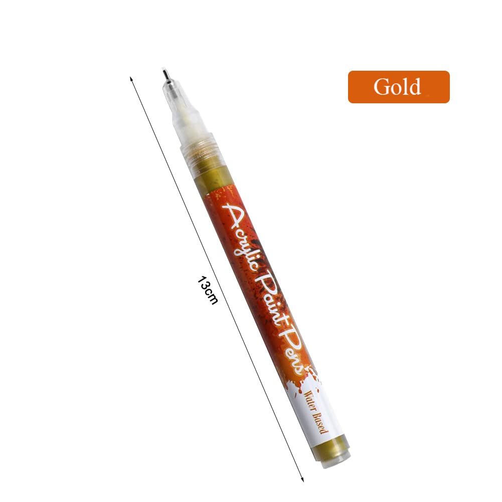 Surakey Fine Tip Nail Art Painting Pen - Professional Nail Art Pen for Lines & Details, Portable Nail Polish Drawing Pen with Quick Dry Brush - Perfect for DIY Nail Designs, Home Manicures & Salon Use