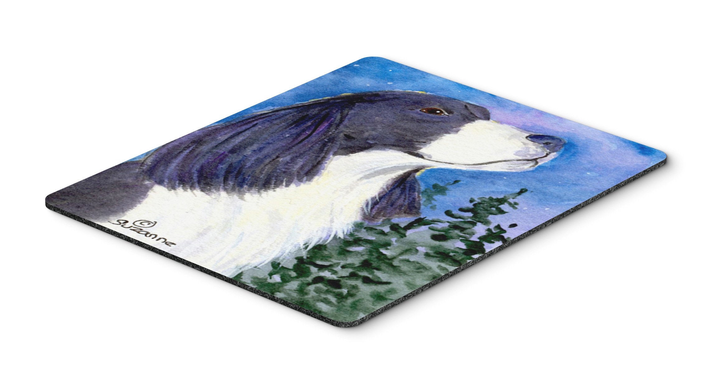 English Springer Spaniel Mouse Pad - Large Washable Non-Slip Desk Mat for Home Office, Gaming & Computer Work | Heat-Resistant Hot Pad & Trivet for Kitchen Use | Dog Lover Gift Idea