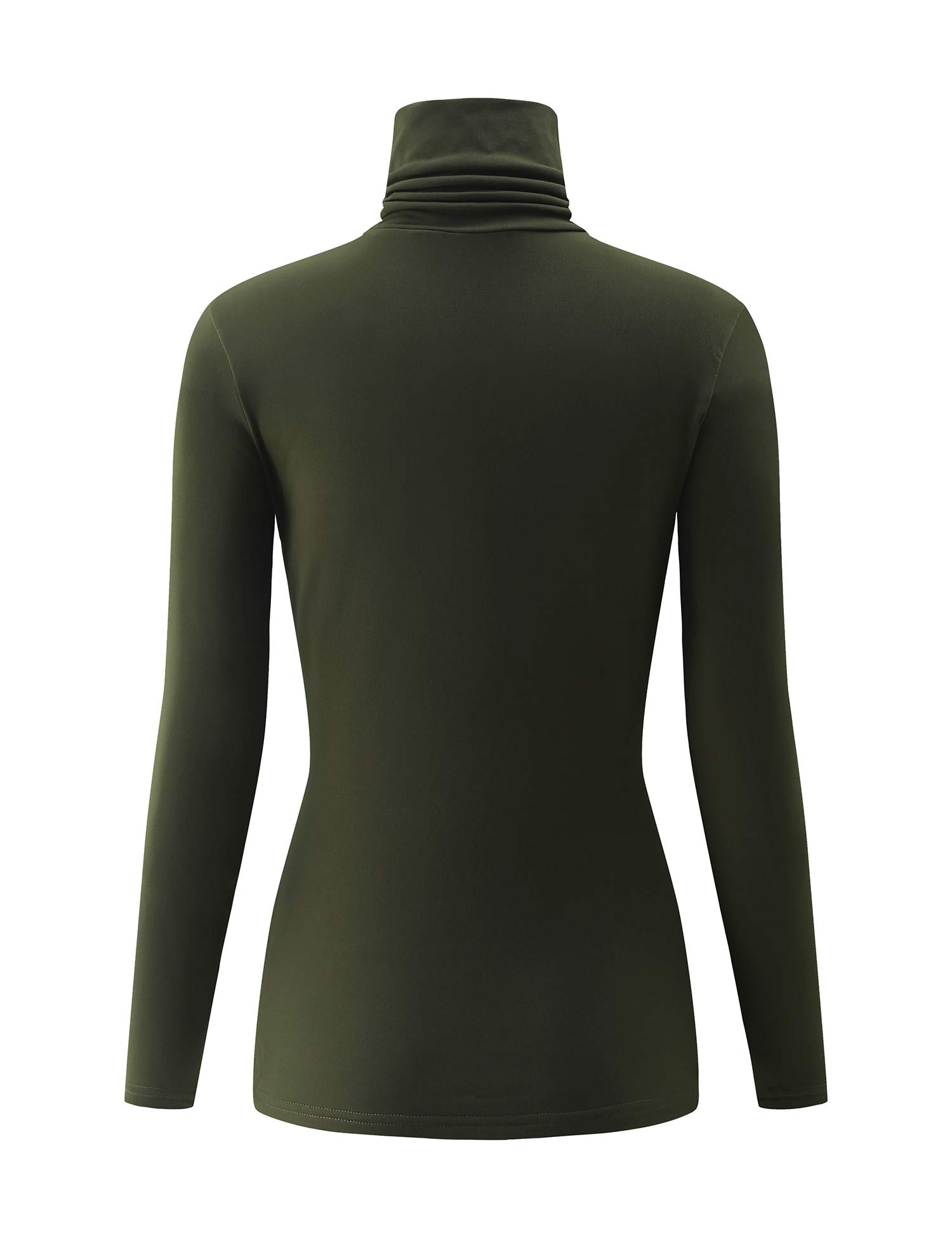 Kindcall Women's Lightweight Thermal Turtleneck Long Sleeve Shirt - Soft Casual Top for Fall & Winter Layering | Perfect for Office, Travel & Everyday Comfort