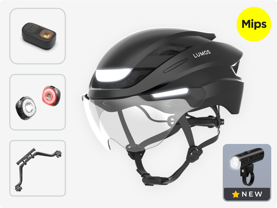 StVZO Approved E-Bike Visibility ZX PRO Duo Kit - High Visibility LED Bike Lights for Night Riding & Commuting