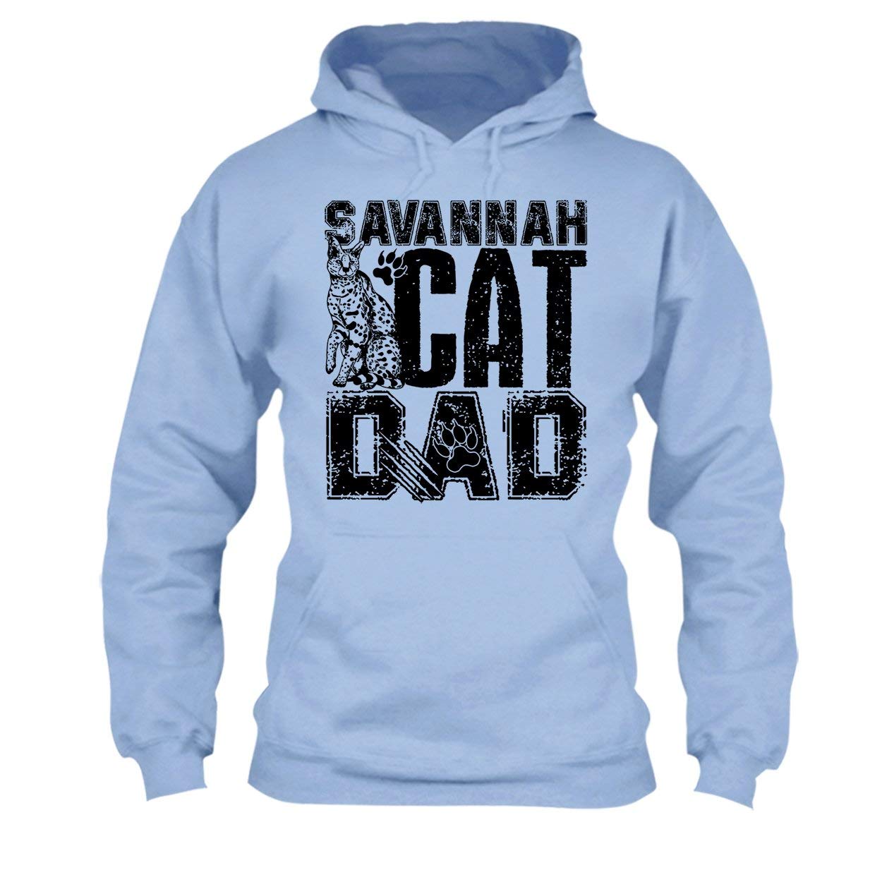 Savannah Cat Dad T-Shirt for Men & Women - Funny Animal Lover Tee - Perfect Gift for Cat Owners & Pet Enthusiasts - Great for Casual Wear, Gifts & Cat-Themed Events