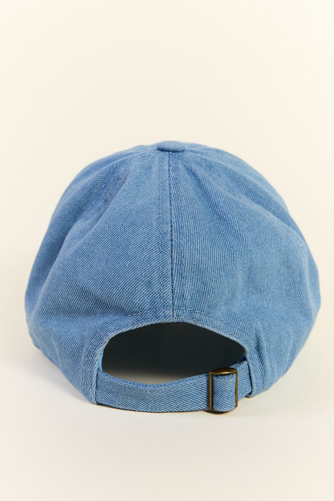 Denim Pearl Bow Hat for Women - Stylish & Elegant Headwear for Outdoor, Parties & Fashion Accessories