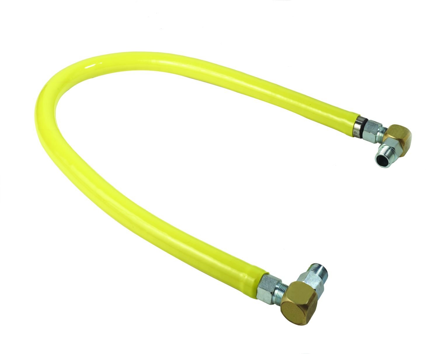 T&S Brass HG-2E-36S 1-Inch NPT Gas Hose with Free Spin Fittings - 36-Inch Long Commercial Grade Flexible Gas Line with Swivelink Fittings for Restaurant Equipment, Food Trucks & Outdoor Grills