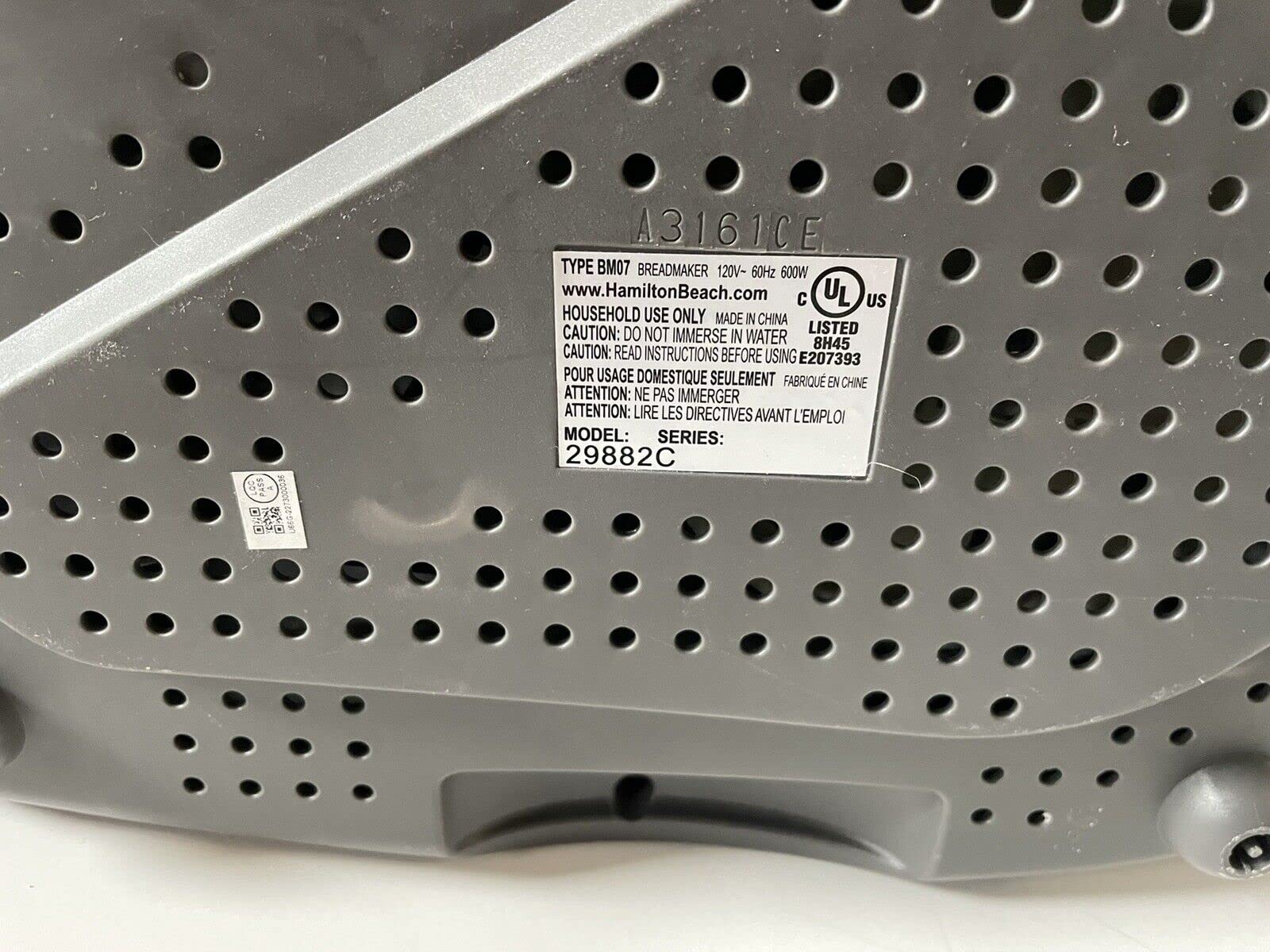 Original Paddle for Hamilton Beach Bread Maker Models 29881, 29881Z, 29882, 29882C - Replacement Part for Baking Bread, Dough & More - Perfect for Home Bakers & Kitchen Enthusiasts