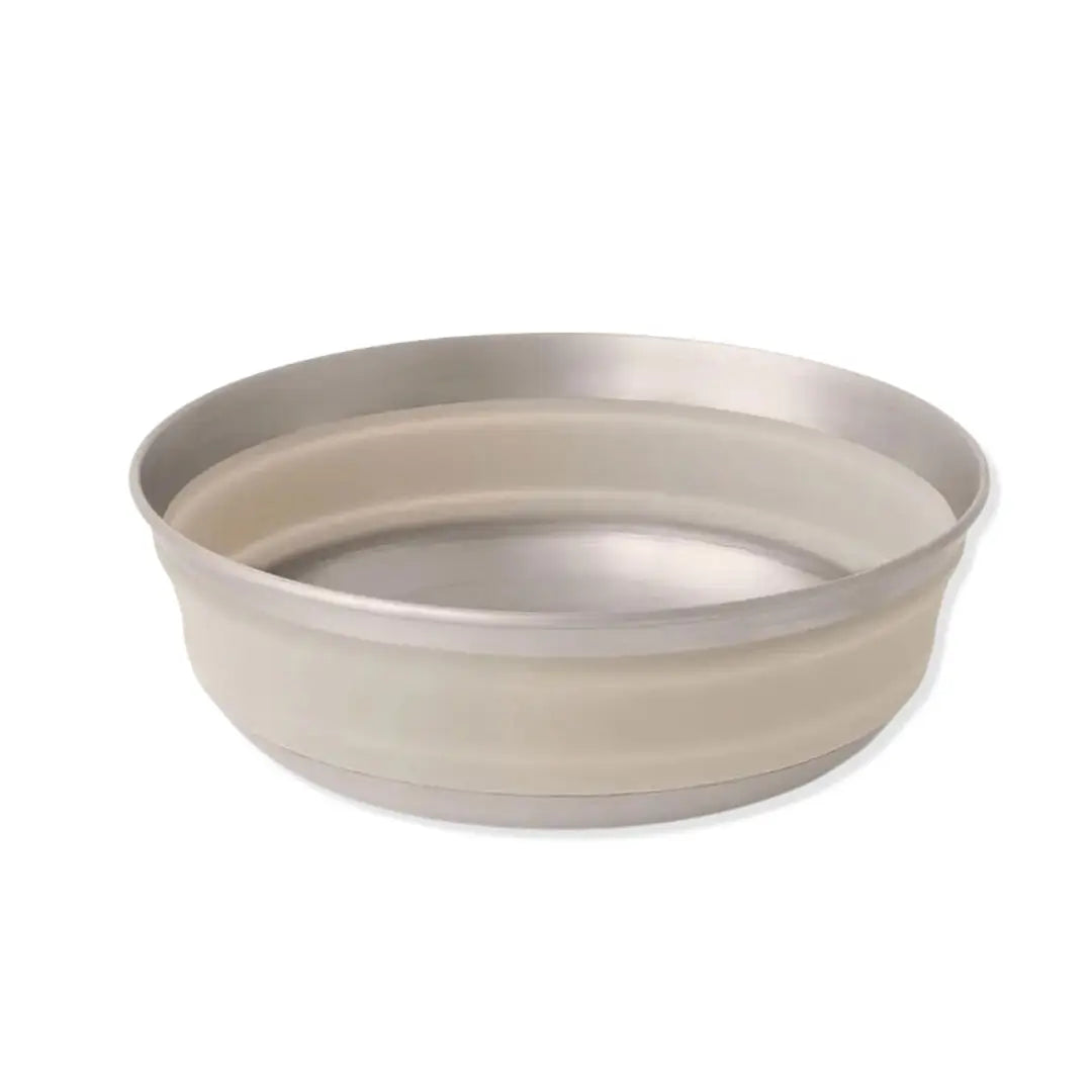 Sea To Summit Detour Stainless Steel Collapsible Bowl - Medium Camping Cookware for Backpacking, Hiking & Outdoor Adventures