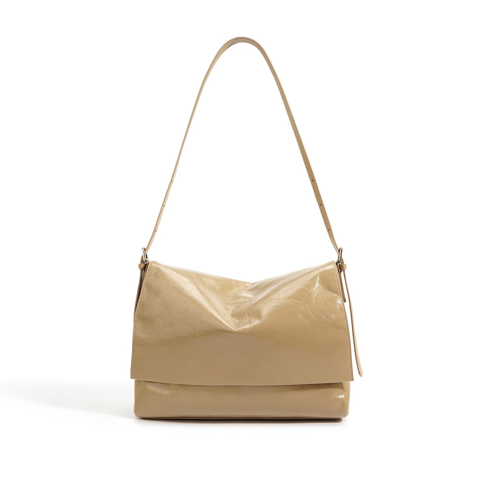 Stylish Compact Flap Shoulder Bag for Women - Lightweight Crossbody Purse with Adjustable Strap, Perfect for Travel, Work, and Everyday Use