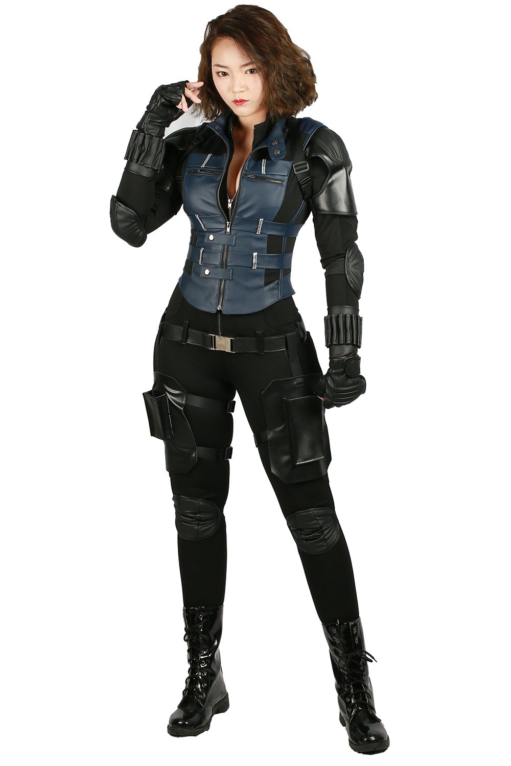 Black Widow Costume for Women - Marvel Superhero Halloween Cosplay Outfit | Perfect for Halloween Parties, Comic Con & Cosplay Events