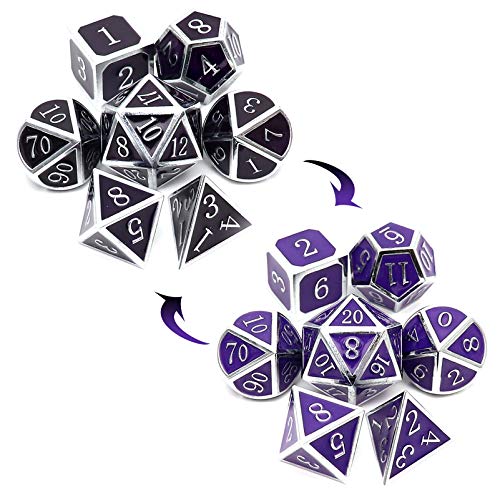 Silver Black Purple