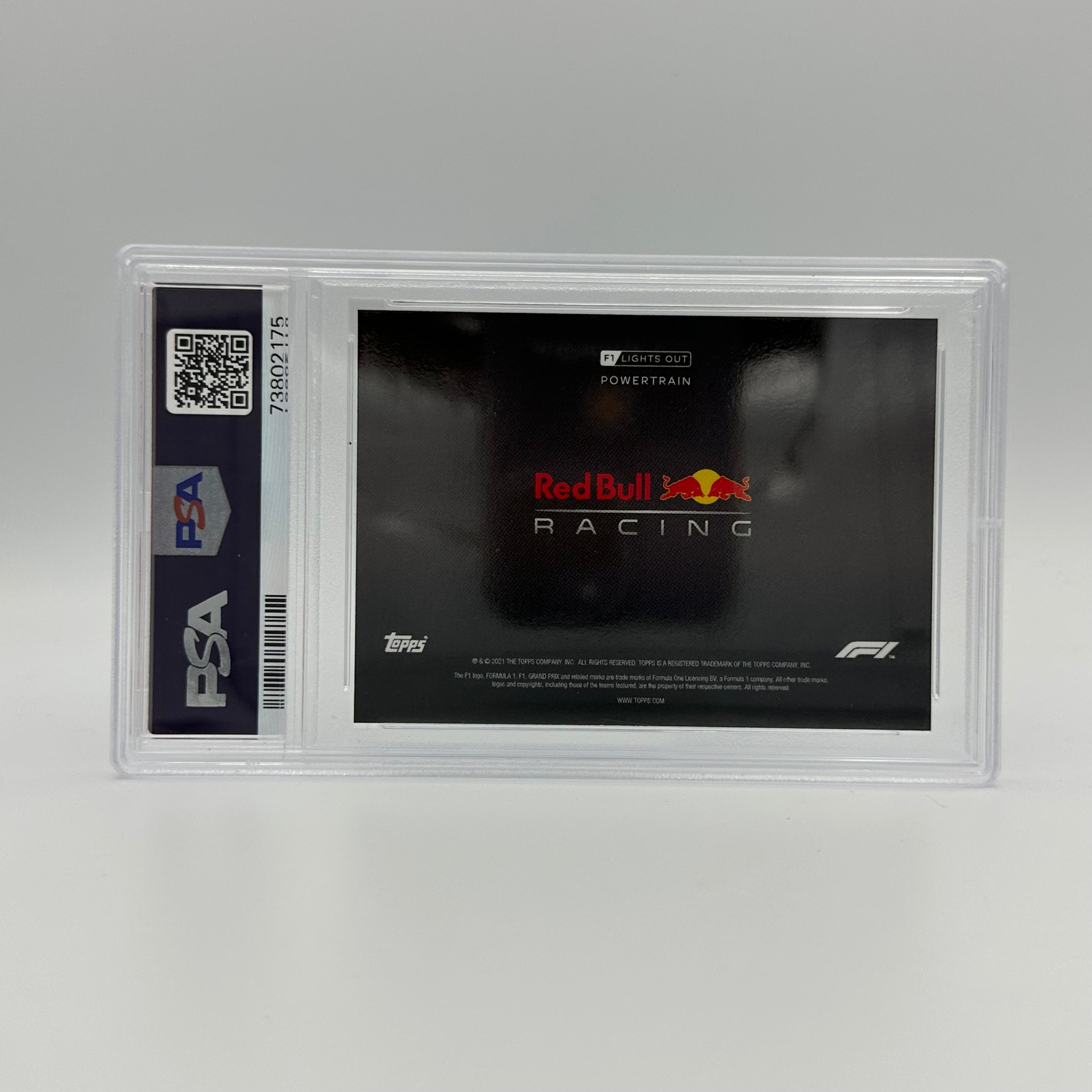 PSA 7 30/50 Red Bull Racing Honda Powertrain Aqua - Limited Edition Collectible for F1 Fans & Racing Enthusiasts - Perfect for Display, Gifts, and Memorabilia Collections