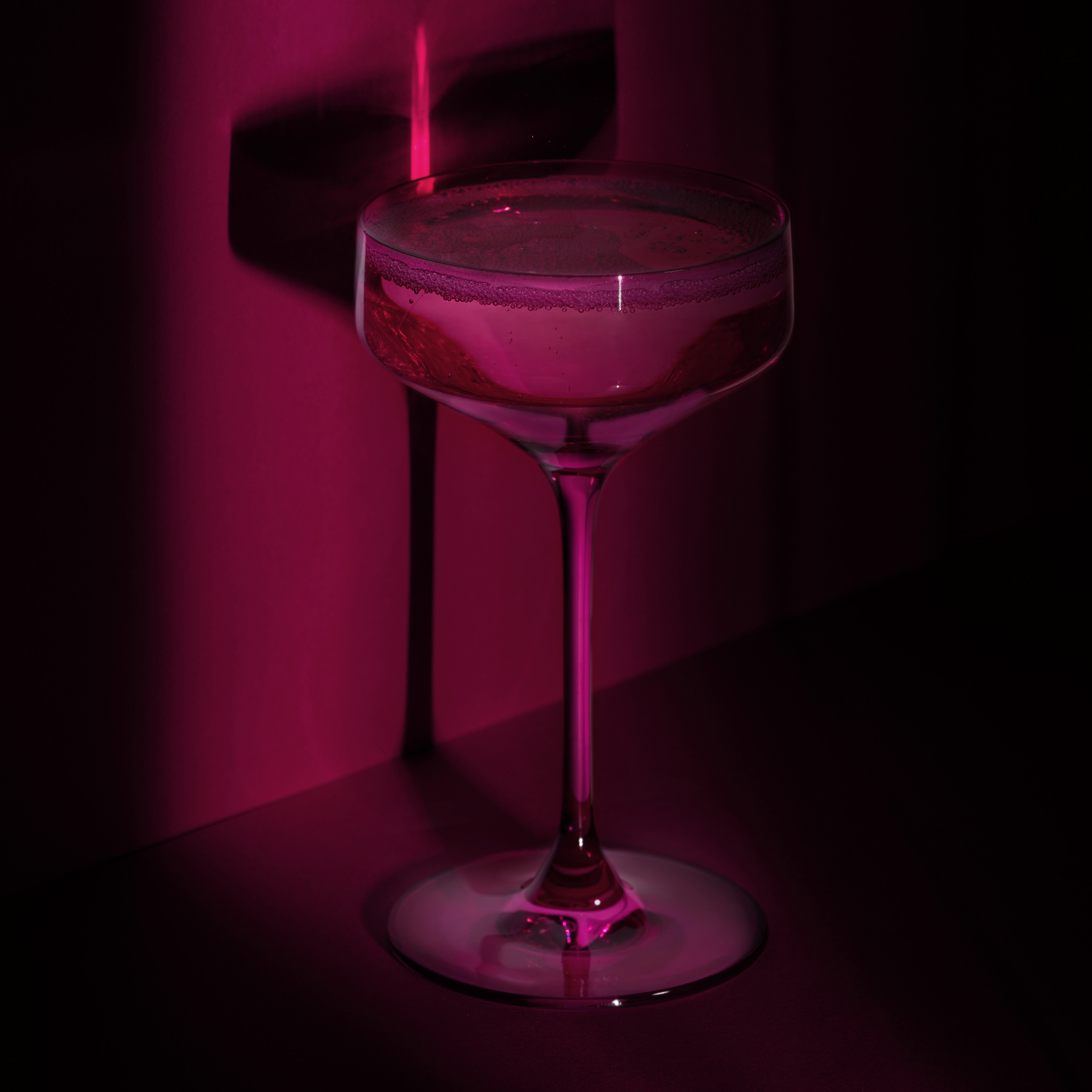 Premium Reserve Nouveau Crystal Coupe Glasses - Elegant Berry Wine Glasses Set of 2 for Champagne, Cocktails & Special Occasions