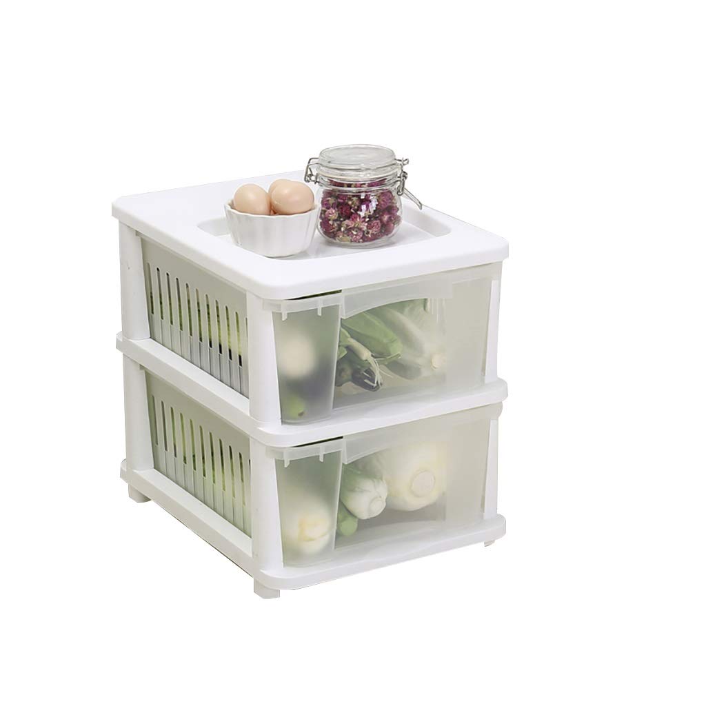 QINGXun Multifunctional Plastic Kitchen Storage Rack - Stackable Shelves Organizer for Kitchen, Bathroom & Living Room - Perfect for Pantry Organization, Bathroom Supplies & Home Decor Storage