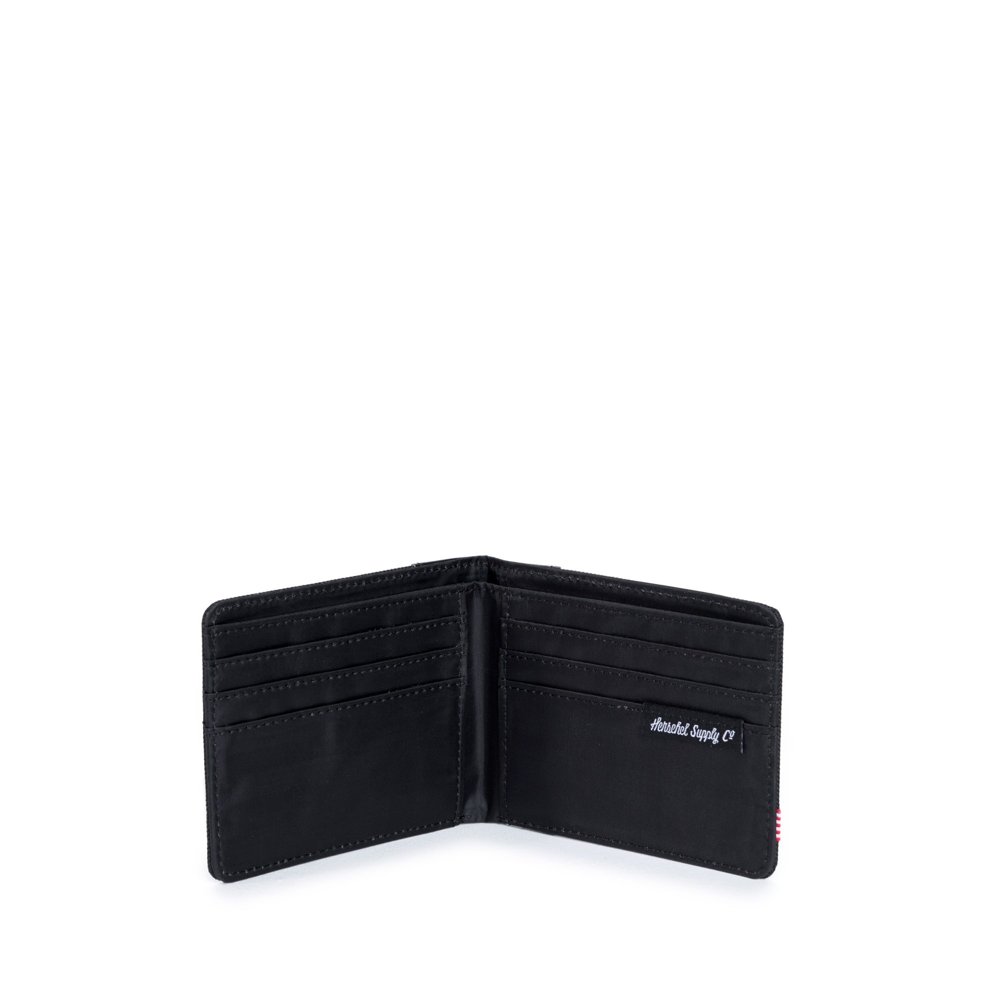 Herschel Edward Wallet for Men - Slim RFID Blocking Leather Bifold Wallet in Black - Perfect for Travel, Business & Everyday Use