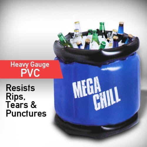 Large Inflatable Cooler for Outdoor Parties - MEGA CHILL Yard Play Cooler Holds 48 Cans | Perfect for Beach, Pool, BBQ & Tailgating