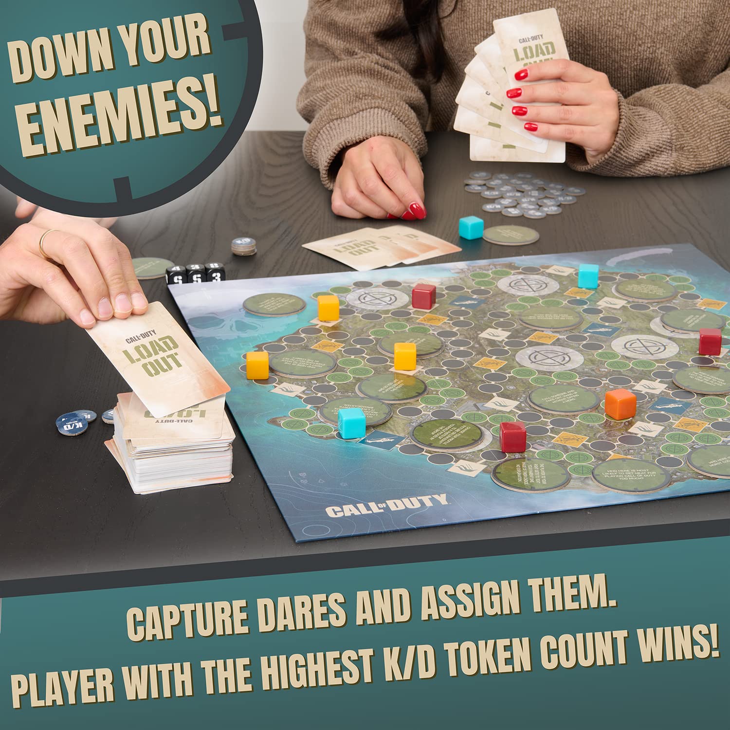 Call of Duty: K/D Party Game by Wilder – Strategic Board Game for Adults, Perfect for Game Nights and Social Gatherings