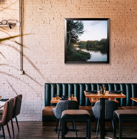 36x36 Poster Frame - Carbon Steel SwingFrame for Wall Art Display - Perfect for Home Decor, Office, Gallery & Exhibitions