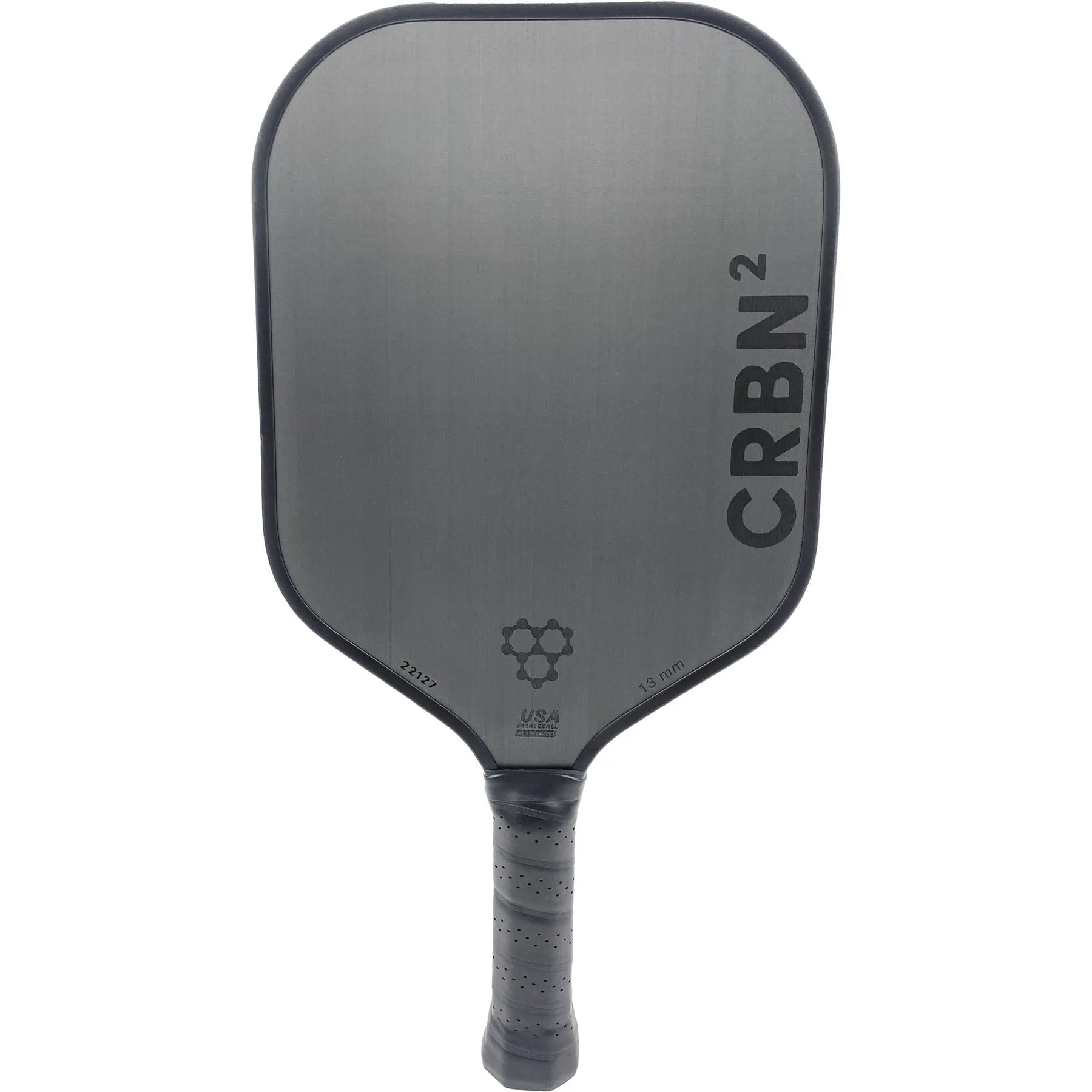 CRBN² Square Pickleball Paddle - Carbon Fiber Face with Polymer Core - Lightweight & Durable for Competitive Play - Perfect for Indoor & Outdoor Pickleball Games
