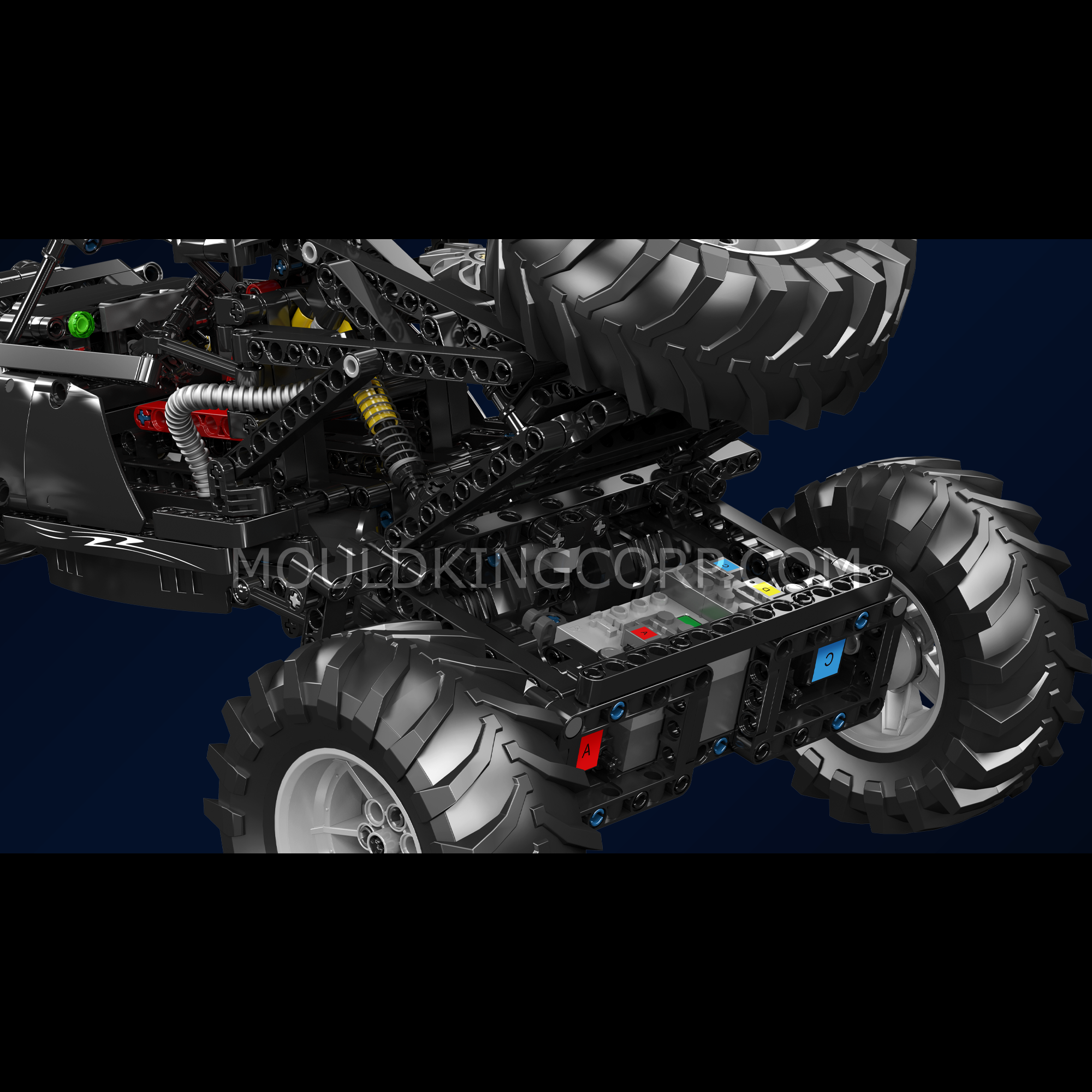 Mould King 18038 Off-Road Racing Buggy Building Kit - 1,016 Piece RC Car Model Set for Adults & Teens | STEM Toy for Creative Play, Birthday Gifts & Collector's Display