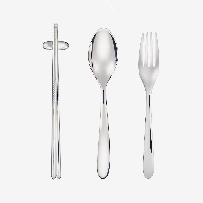 Christofle 24-Piece Silver Plated Mood Asia Flatware Set - Elegant Dining Utensils for Fine Dining, Weddings & Special Occasions