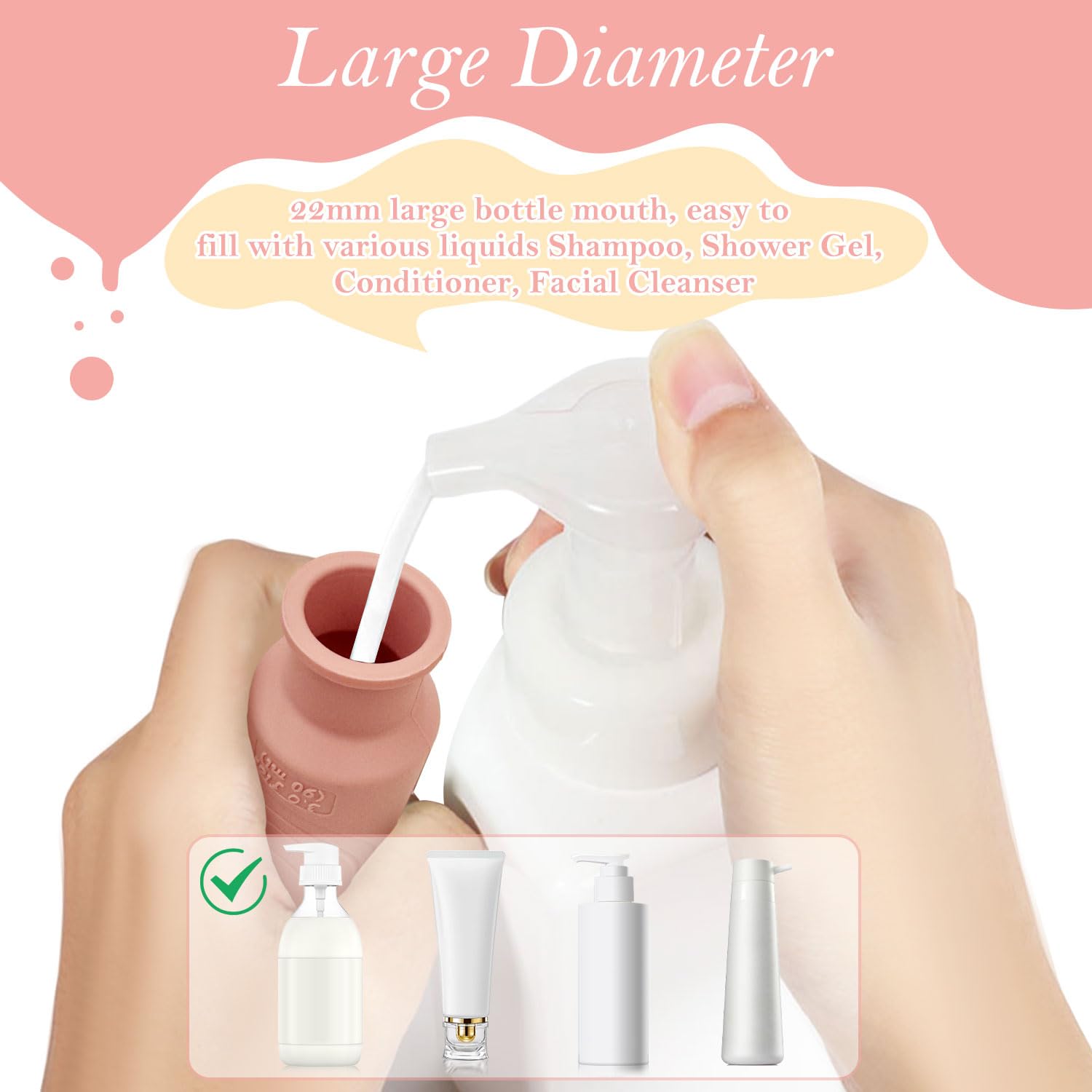 BendJoy 4-Piece Silicone Travel Bottle Set (90ml) - Leak Proof Toiletry Containers for Shampoo, Conditioner & Shower Gel - Perfect for Women & Men Travel Essentials - Ideal for Airplane Carry-On, Gym Bag & Weekend Getaways