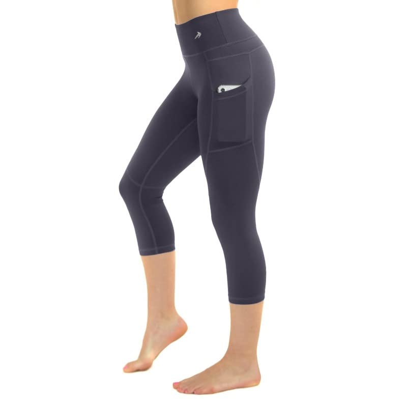 CompressionZ Women's High-Performance Capri Leggings - Yoga, Running & Gym Workout Tights - Plus Size Activewear for Comfort & Support - Perfect for Yoga, HIIT, Running & Lounge Wear