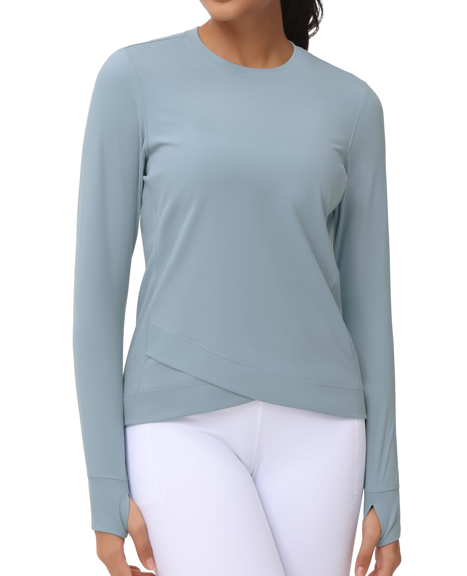 Women's Long Sleeve Compression Shirts - Workout Tops for Running, Yoga & Fitness with Thumb Holes | Moisture-Wicking Athletic Shirts for Women | Perfect for Gym, Training & Outdoor Activities