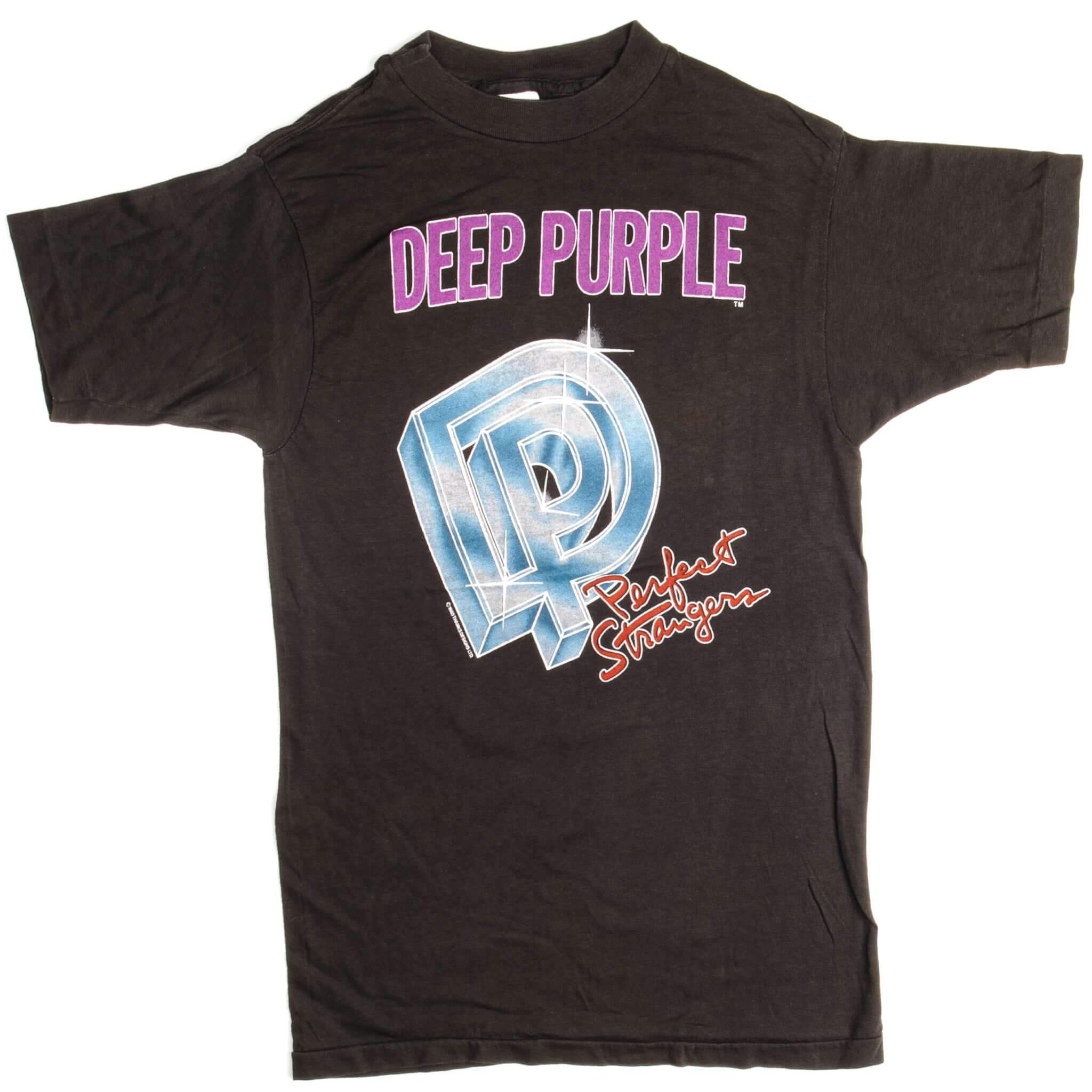 Vintage Deep Purple Band T-Shirt 1985 Retro Rock Tee - Made in USA - Size XS - Perfect for Concerts, Music Festivals & Vintage Fashion Lovers