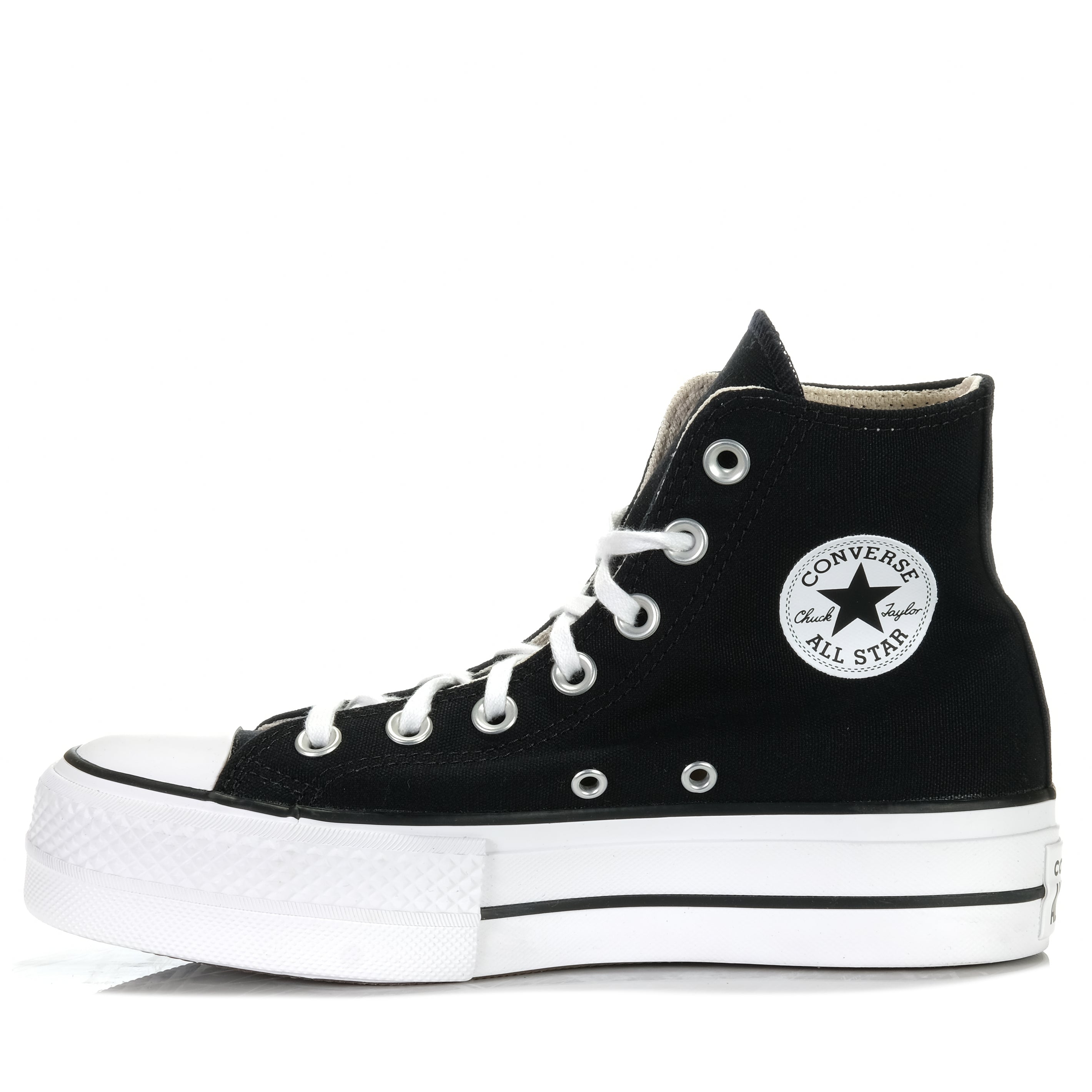 Converse Chuck Taylor All Star Lift High Top Sneakers - Black & White Basketball Shoes for Men & Women - Perfect for Streetwear, Casual Outfits & Retro Fashion