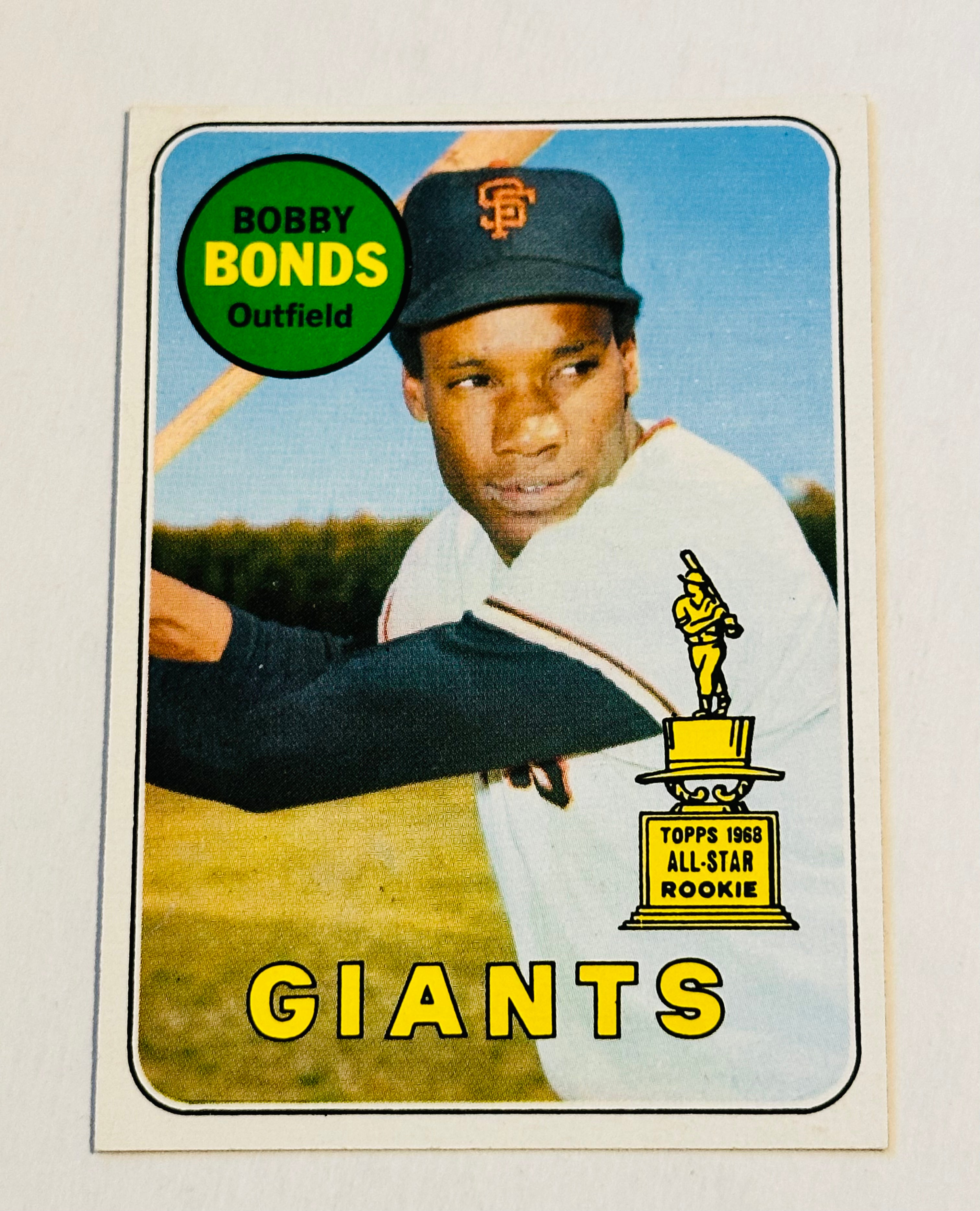 1969 Topps Bobby Bonds Rookie Baseball Card - High Grade Condition - Perfect for Collectors, Sports Memorabilia & Vintage Card Investments