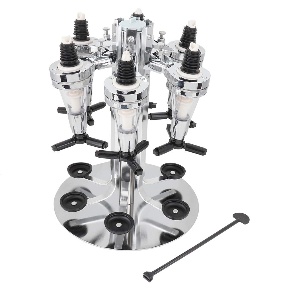 Premium 6-Bottle Rotating Liquor Dispenser - Professional Bar Station with Bottle Holder - Perfect for Home Bars, Parties & Restaurants