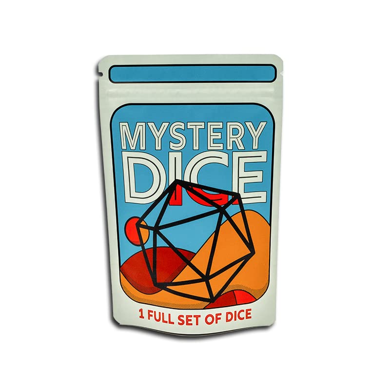 1985 Games Mystery Dice Set - 7 Polyhedral Dice with Unique Patterns for RPG, D&D, Tabletop & Board Games - Perfect for Dungeons & Dragons, Magic: The Gathering & Game Nights (Mystery Pack of 1)