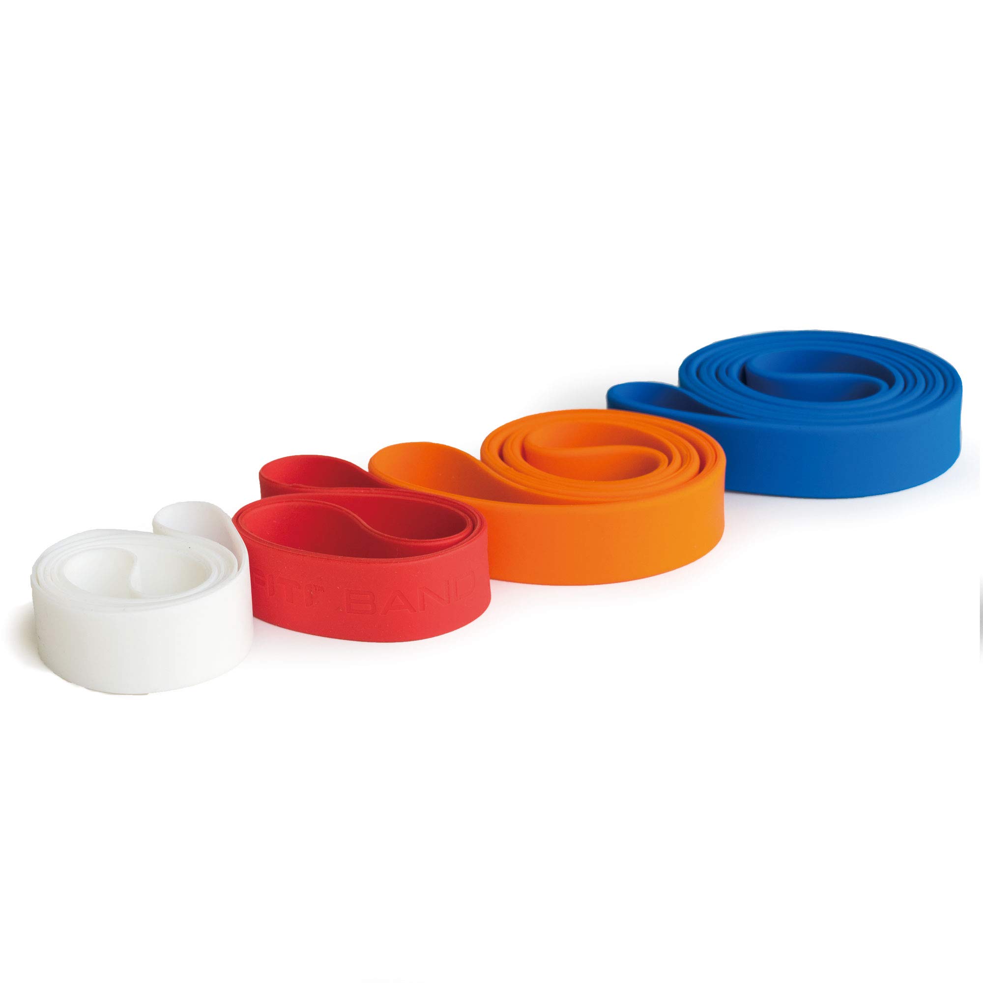 Grifiti Band Joes 12 18 24 36 Inch 4 Pack Durable Silicone Rubber Bands - Heat, Cold & UV Resistant for Cooking, Exercise, Art, Wrapping, Storage & Organization - Perfect for Kitchen, Office, Gym & Crafting