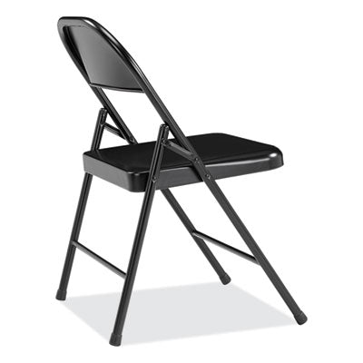 NPS 900 Series Heavy Duty All Steel Folding Chair - 250lb Weight Capacity - Set of 4 - Perfect for Events, Parties, and Outdoor Gatherings
